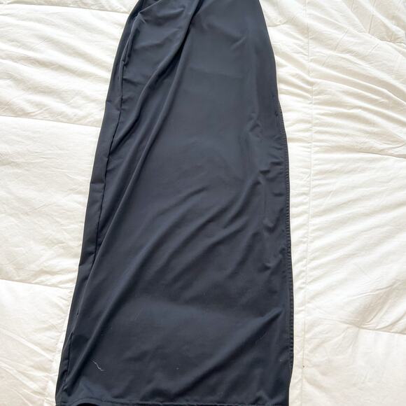 NWOT Beginning Boutique Simone Black Cut Out Maxi One Shoulder Dress Size 4 - Picture 10 of 10